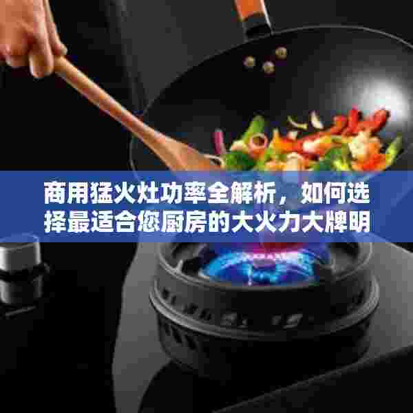 商用猛火灶功率全解析，如何选择最适合您厨房的大火力大牌明星